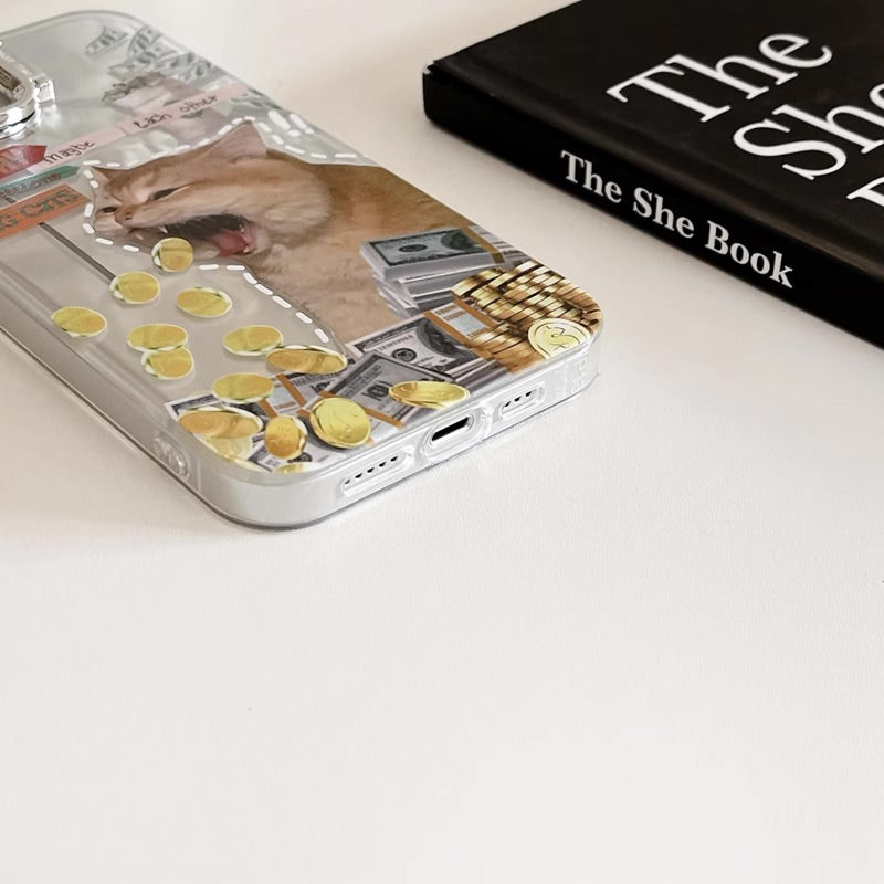 Rich Cat Kickstand Phone Case