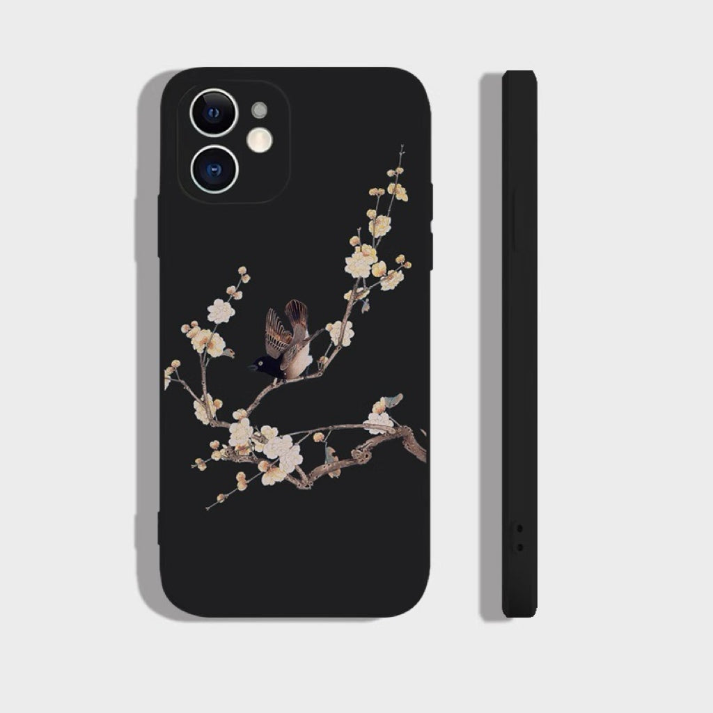 Plum Blossom and Bird Phone Case