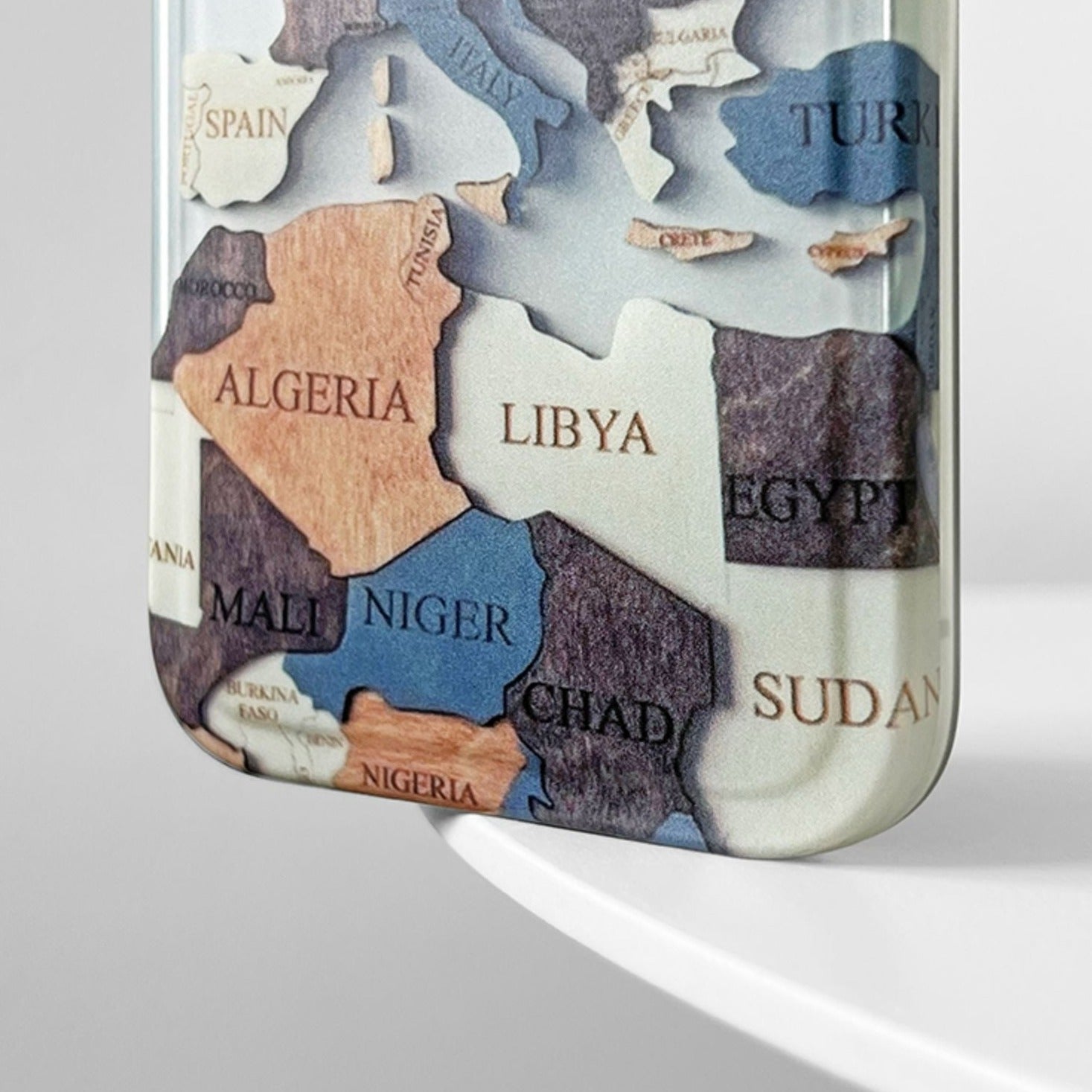 World Map 3D Puzzle Phone Case