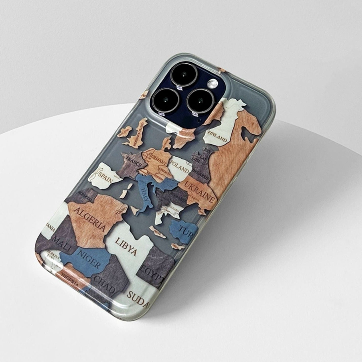 World Map 3D Puzzle Phone Case